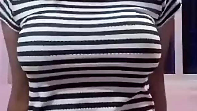 Desi Horny Girlfriend With Big Boobs Stripping & Fingering