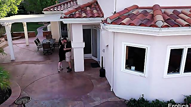 Dick riding mom filmed when swallowing sperm and craving another round