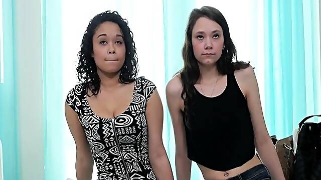 Cute curly brunette solo webcam masturbation