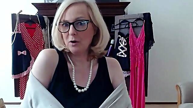 Big Boobed Blonde Masturbates With A Dildo In The Bathroom