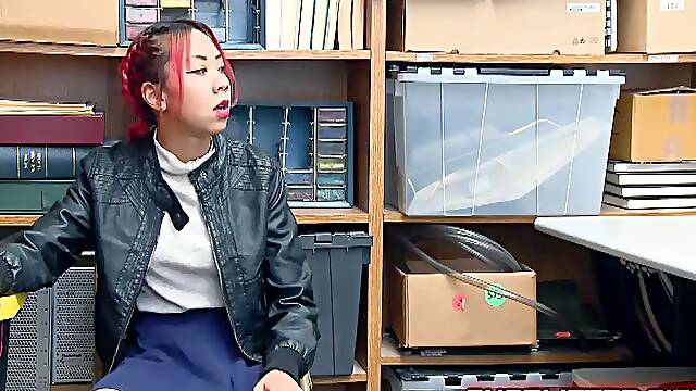 Shoplifter Sex Featuring Christy Love, Kimberly Chi, Jack Vegas