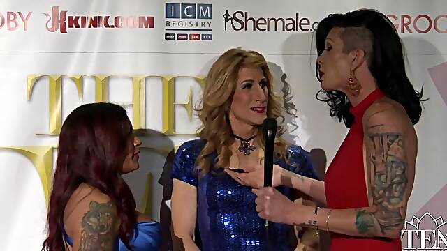 Tgirl Kacy On Transgender Erotica Awards Red Carpet - Sex Movies Featuring Kacy Tgirl