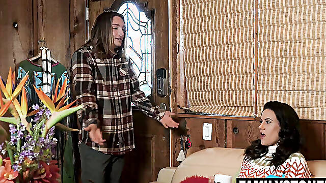 I Caught My Stepaunt Penny Barber Fucking My stepdad Now She Has to Fuck Me Too
