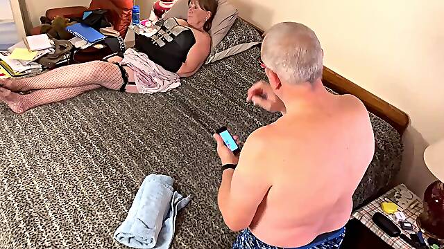 Granny Carmen Angel: Sexy Cocksucking, Deepthroating Gilf