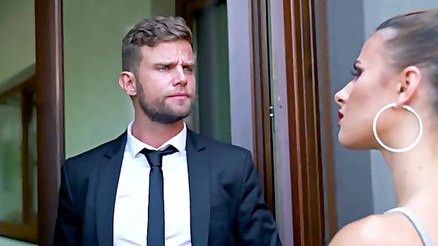 Sexy MILF blackmailed into anal sex with her handsome boss