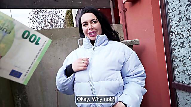 Brunette MILF with big ass moans while being fucked hard - HD