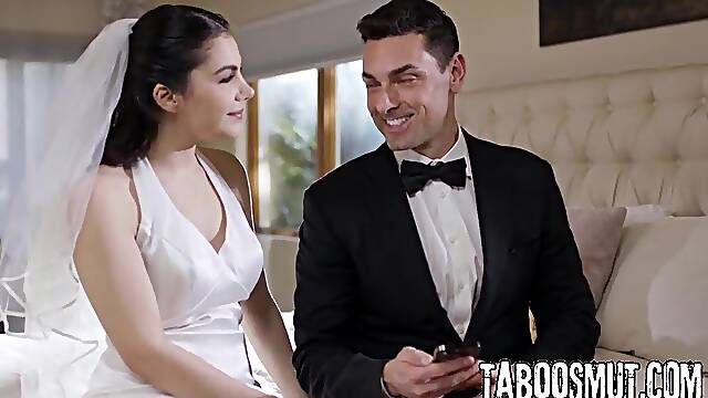 Groomsman Booty Bangs His Italian Bride On Weddings Day