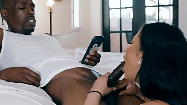 Nia Nacci My Stepbrother’FaceTime Calls My Spouse whilst this chab Bangs My face With His Large Ebony Dick