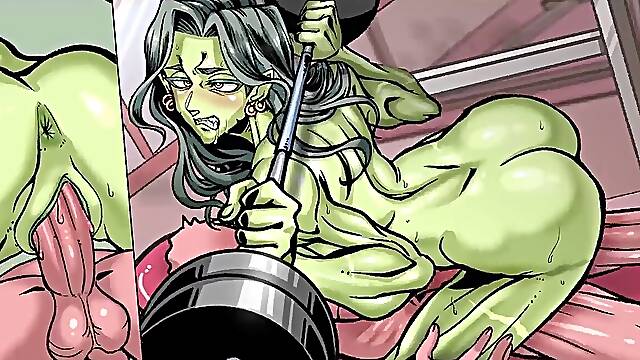 Lewd Gym mummy trains us the correct position to exercise part 2