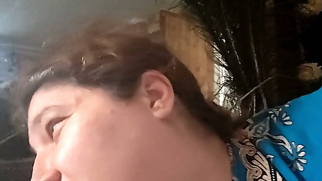 Wife suck my young dick