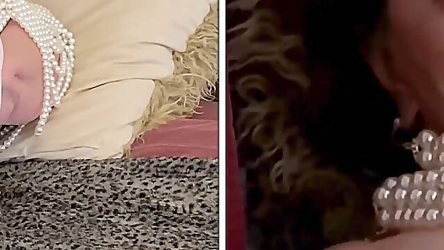 Granny Angel Red Shoes Masturbation & Cocksucking Heaven 1 16 22