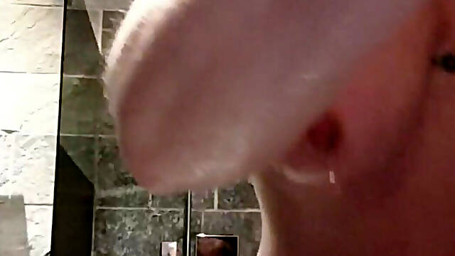 Orgasm in Public Sauna